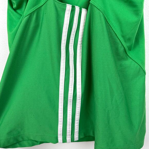 Adidas Womens Racerback Striped Seamless Built-In Bra Gym Green Tank Top Small - Picture 6 of 11